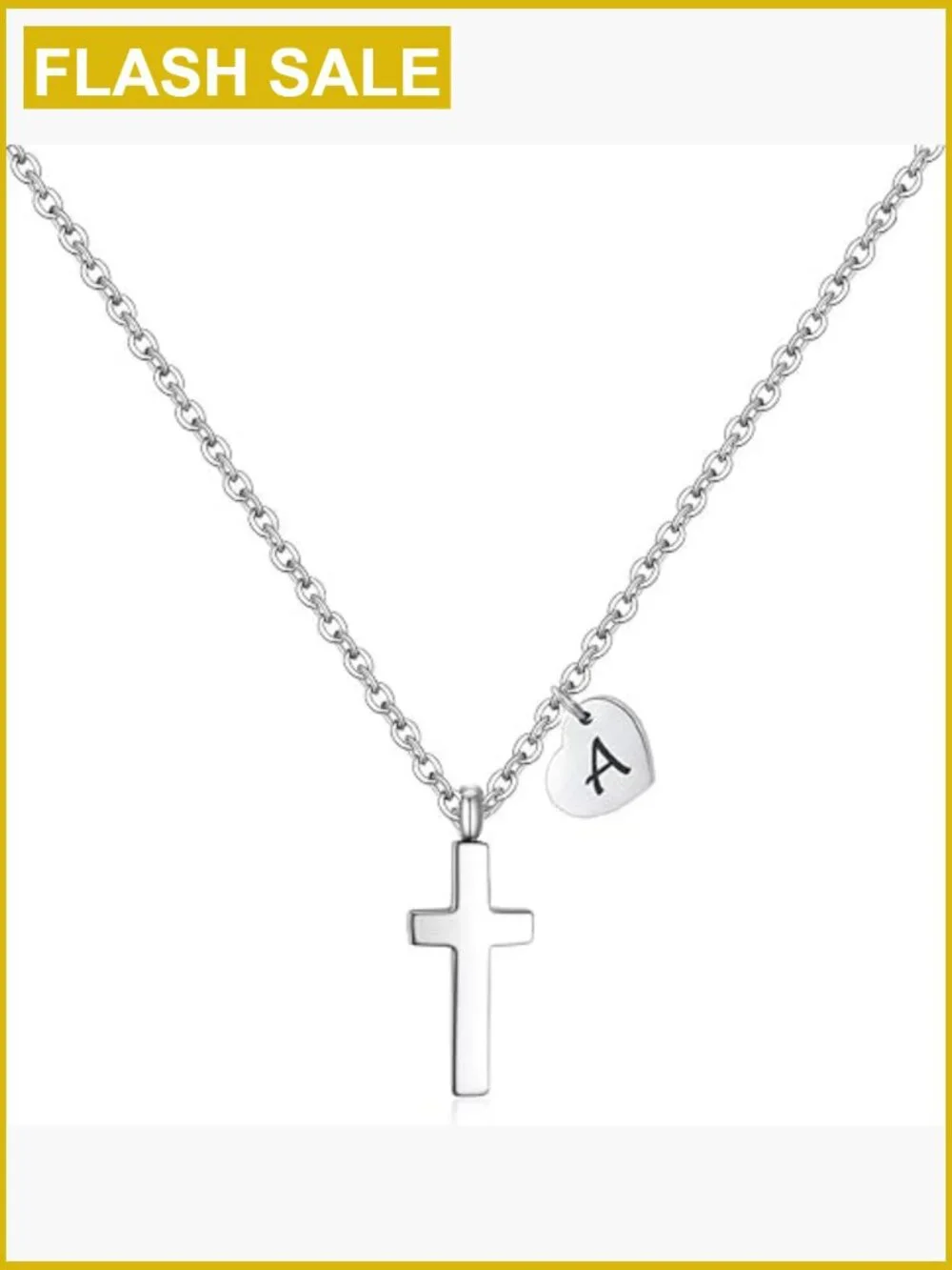 Kids Girls Tiny Cross Necklace First Communion Baptism Gift Adjustable